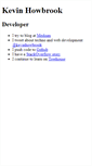 Mobile Screenshot of kevinhowbrook.com